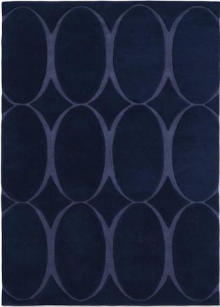 Wedgwood Designer Teppich Renaissance Dunkelblau - handgetuftet, aus 84% reiner Schurwolle