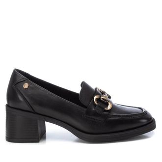 Xti Carmela Leather Collection Womens Heeled Moccasins by Xti