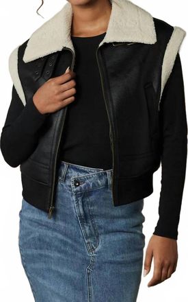 The Normal Brand Adrian Vest In Black/khaki