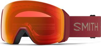 Smith 4D MAG XL ChromaPop Snow Goggles in Ironwood /Chromapop Red at Nordstrom