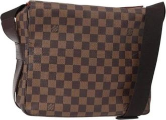 Louis Vuitton Vintage, unisex, Bruin, ONE Size, Pre-owned Vintage Canvas Cross Body Bag