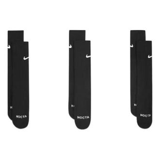 Nike x NOCTA Drake Crew Pack of 3 Socks Black DD9240-011