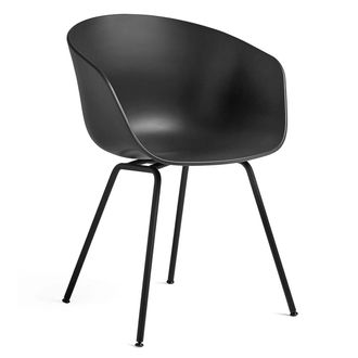 HAY About A Chair AAC 26, black 2.0 (Kunststoffgleiter)