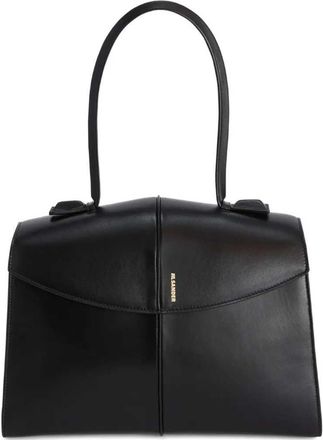 Jil Sander Linea Medium Leather Tote Bag