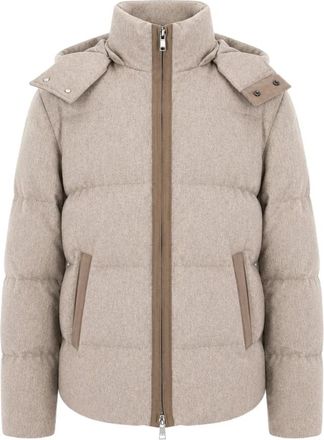 Paul & Shark Bomber imbottito in cashmere - - Jackets - Uomo - Beige - M