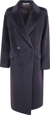 Tagliatore Double-Breasted Long Coat Linden