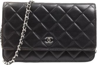 Chanel Pre-owned Ap 0250 Mini Schoudertas - Dames - Vintage Mini Tas - Zwart - ONE Size - Leer - Vintage
