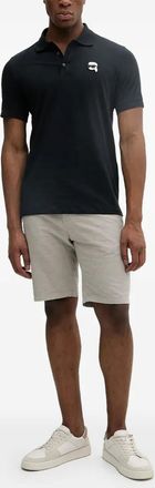 Karl Lagerfeld Polo con logo - Nero