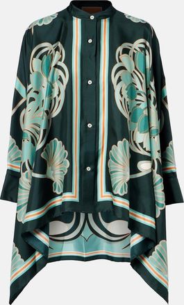 La DoubleJ Camisa Foulard de sarga de seda