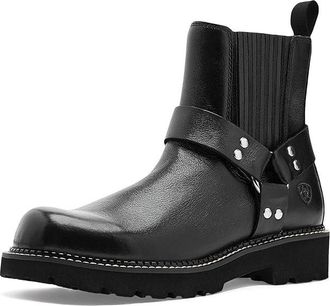 Ariat Fatbaby? Chelsea Harness Womens Motocross Boots Black Deertan : 9.5 B - Medium, Leather/Suede