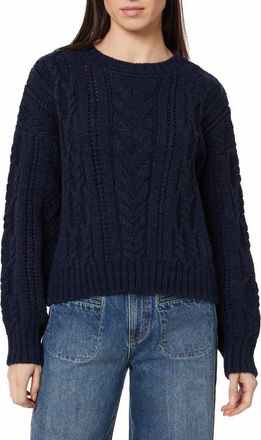 Habitual Cable Stitch Sweater in Dark Navy at Nordstrom, Size Medium