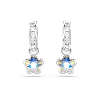 Swarovski Chroma Oorhangers - Dames - Oorbellen - Grijs - ONE Size - Accessoires