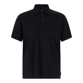 Zanone Polo Shirts, male, Blue, Size: 2XL Polo Shirt