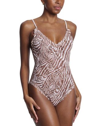 Hanky Panky Signature Lace Printed Thong Bodysuit