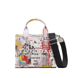 Marc Jacobs Small The Pop Americana Canvas Tote Bag