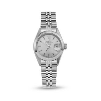 Rolex Pre-owned Rolex Datejust Automatic Chronometer Silver Dial Ladies Watch 69160 SSJ