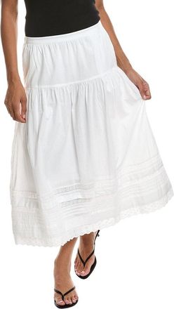 Madewell Pintucked Midi Skirt