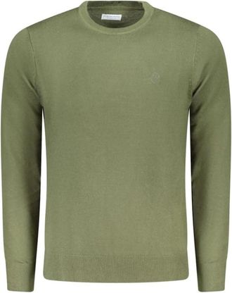 North Sails Nylon Sweater - Heren - Ronde hals truien - Groen - S - Nylon - Truien & Vesten