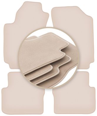 OEM Alfombrillas Beige Premium Para Fiat Stilo Hatchback, Station Wagon 2000-2008