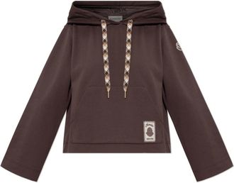 Moncler The Hoodie - Dames - Hoodies - Bruin - L - Katoen - Hoodies & sweatvesten