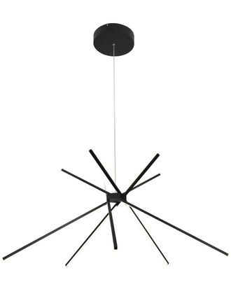 Bethel International 5-Light Matte Metal Led Lighting With Frosted Diffusers