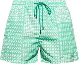 Paul Smith Costume da bagno con coulisse - Verde