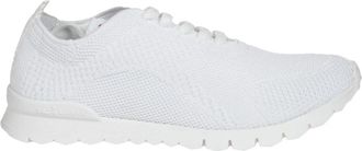 Kiton Heren Casual Sneakers Schoenen - Heren - Sneakers - Wit - 45 EU - Katoen - Schoenen