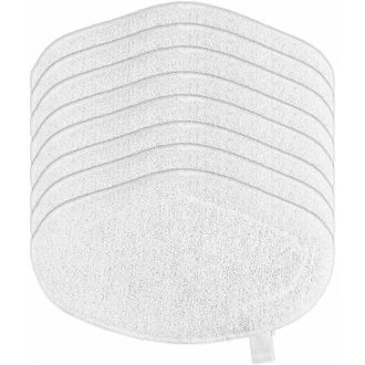 OEM Paquete De 8 Toallitas De Repuesto Lavables, Aptas Para Polti Vaporetto Sv440, Mocio Y Compatibles Con Sv440, Sv450 Y Smart 100 T. - Crezuo