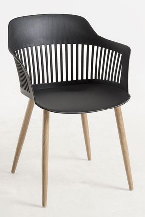 Regalos Miguel Sillas Comedor - Silla Lisy - Negro