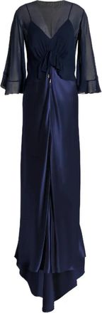 Alberta Ferretti Classic Tailored Fit Minimalist Dress