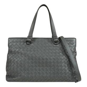 Bottega Veneta Pre-owned Intrecciato Tote Bag - Pre-owned - Mujer - Gris - ONE SIZE