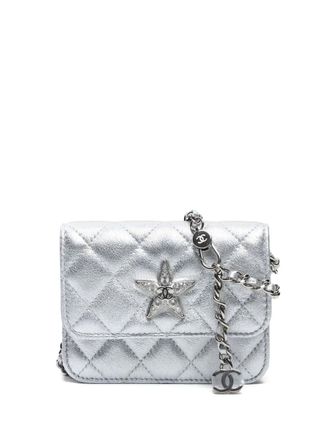 Chanel 2020 small Matelasse Chain shoulder bag - Silver