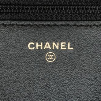Chanel Hobo Bags - 2018 Pleated Crumpled Chevron Le Boy Wallet On Cha - Gr. unisize - in Schwarz - für Damen