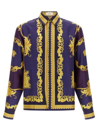 Versace Multicolor Regular Printed Shirt