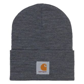 Carhartt Work in Progress Acryl Horloge Wollen Muts - unisex - Hoeden - Grijs - ONE Size - Wol - Accessoires