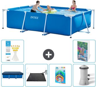 Intex Piscina Con Estructura Rectangular - 300x200x75 Cm - 7-piezas S37