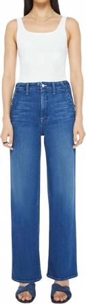 Mother Womens The Major Zip Skimp Straight Jeans In Whatever You Want