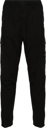 Stone Island Pantaloni Nero-Uomo