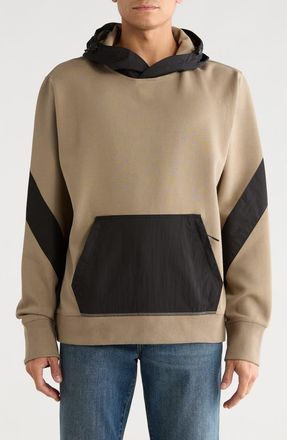 Rag & Bone Pursuit Ponte Colorblock Hoodie in Desert at Nordstrom Rack, Size Medium
