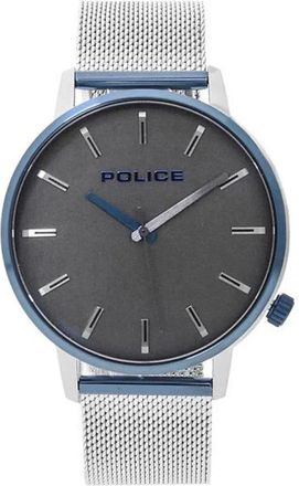 Police Herenhorloge grijs 42 mm roestvrijstalen armband Marmol Pl. 15923Jstbl - Heren - Horloges - Grijs - ONE Size - Accessoires