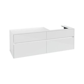 Villeroy & Boch V&b Waschtischunterschrank Collaro 1600x548x500mm Glossy White