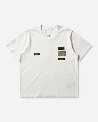 Maison Margiela Men s Label Patch T-Shirt White