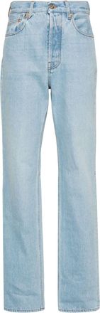 Jacquemus Le de-Nîmes droit straight-leg jeans - women - Regenerative Cotton - 30 - Blue