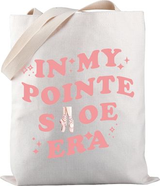 Generic Ballet Footwear Tote Bag In My Pointe Shoe Era Tote Bag Ballet Pointe Shoe Gift Ballet Dance Lover Gift (Pointe Shoe TOTE)