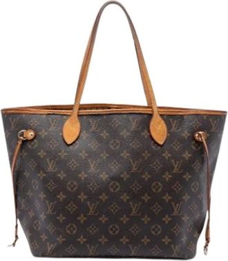 Louis Vuitton Pre-owned Tote Bags, female, Brown, Size: ONE SIZE Pre-owned Neverfull MM