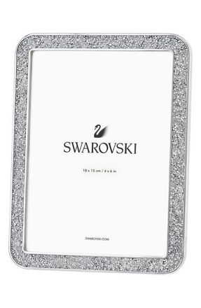 Swarovski Minera Small Crystal Picture Frame in Silver Tone at Nordstrom