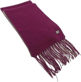 Chanel Pre-owned Scarves, male, Red, Size: ONE SIZE Pre-owned Cashmere Muffler