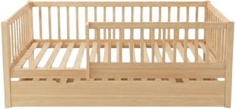 Muemue Cama Evolutiva + Cama Supletoria 80 Madera Pino 90x190cm