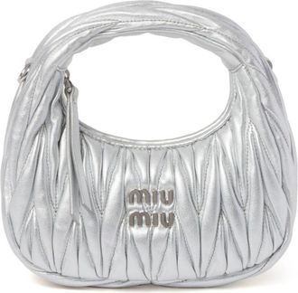 Miu Miu Borsa Wander mini - Argento
