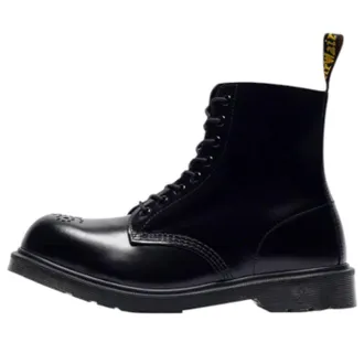 Dr. Martens 1460 Analine Leather Steel Toe Boots Black 41001001